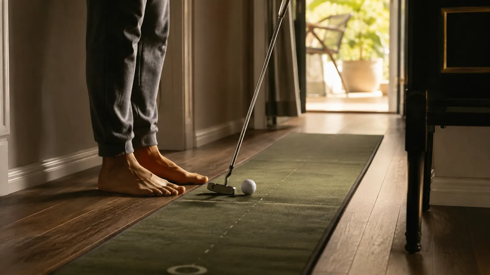 How to Practice Putting at Home the Right Way (No Garage Required)